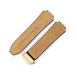 brown goldendoodle for sale Ligero y muy cómodo. LANAPPTLTG Ajuste for Hublot Yuki cuero Big Bang duradero glaseado correa de reloj de ante accesorios de interfaz convexa especial(Brown-Golden-Z2)