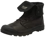 Premium-Leder. Palladium Herren Baggy Leather Stiefelette, Schwarz Schwarz, 42 EU