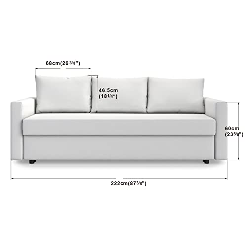 Fmctl Friheten Couch Cover Replacement For Ikea Friheten 3 Seat Sofa Bed Cover, Friheten Sofa Cover,Friheten Cover Only!(Dark Ocean) #TOP3