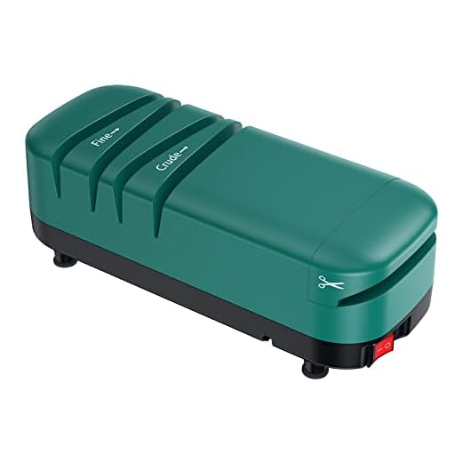 Electric Knife Sharpener, Kitchen Professional Knife Sharpeners 2 Stages Corundum Abrasives and Precision Angle Control Work Sharp for Quick Repairing, Sharpening and Polishing for Knives & Scissors