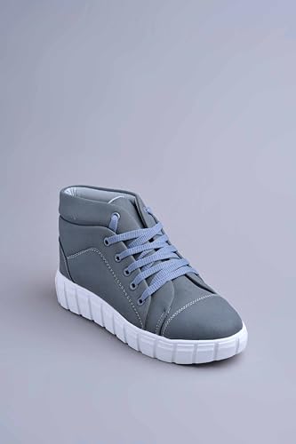 Image of Creattoes Premium Lace-Up Boots for Women & Girls - Fashionable, All-Day Comfort, Perfect for Casual & Outdoor Wear | CR08