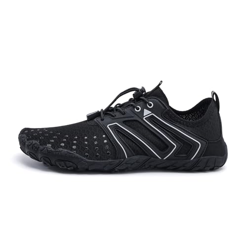 Image of Hiking Barefoot Shoes for Women Men Breathable & Non-Slip Athletic Barefoot Wide Toe Water Shoes Lightweight Perfect for Walking,Running,and Swimming