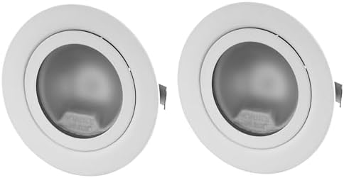 HAVA 5er Pack Einbaustrahler G4 12V - Vollmetall Mit Glasabdeckung Für Möbel, Regale & Kücheneinbau