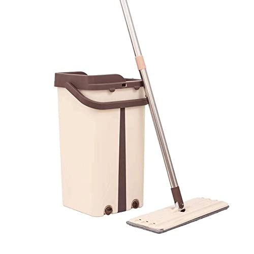 fregona Piso MOP Cerámica Tile Limpieza Herramienta Microfibra Mater Cerámica Lavado Mano Lavado Hogar 360 Grado ACENDIBLE 2pcs mop (Color : 2 mops Pads)