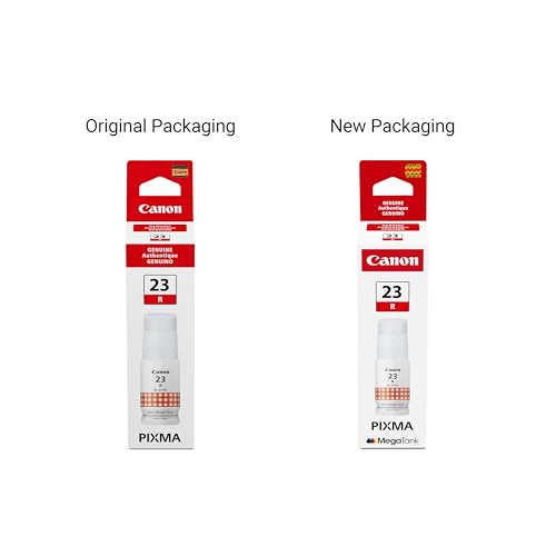 Image of Canon GI-23 Genuine Red Ink Bottle, Compatible with Megatank G620 Printers