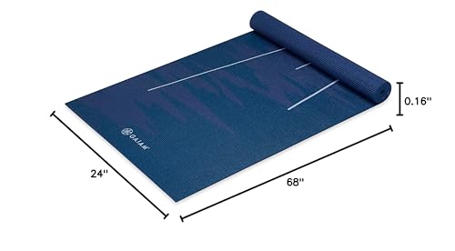 Image of Gaiam Print Yoga Mat, Non Slip Exercise & Fitness Mat for All Types of Yoga, Pilates & Floor Exercises
