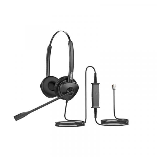 Fanvil HT302 Double Headphones, QD to RJ9, ENC