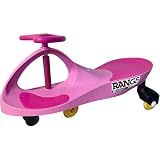 ラングスジャパン(RANGS) グッドデザイン賞 グッド・トイ賞 プラズマカー ピンク【ゴム製ウィール標準装備】耐荷重100kg 2人乗りも 室内でも屋外でも PlasmaCar 3歳以上