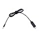5V USB zu DC 9V Stromkabel (5ft), Gitarreneffektpedal Netzteil USB-Kabel, Spitze negativ, 800mA Maximalstrom, Kompatibel mit BOSS, Dunlop, Behringer, MXR, Electro Harmonix, TC Electronic, Zoom Pedalen