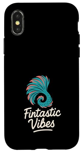 Betta フィッシュコレクター ハーフムーンブリーダーエキゾチックタンクプライド スマホケース iPhone X/XS 用