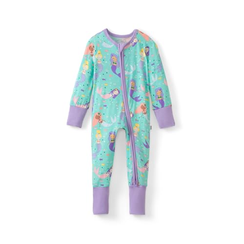 Little Sleepies baby pajamas with two-way zipper