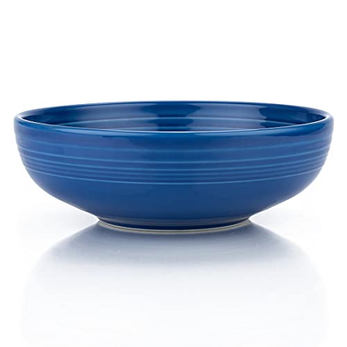 Fiesta® Bistro Coupe Bowl, Large (68oz) – Durable Ceramic, Lead-Free, Dishwasher/Microwave/Oven Safe – Made in USA Dinnerware - Lapis