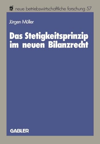 Das Stetigkeitsprinzip im neuen Bilanzrecht (neue betriebswirtschaftliche forschung (nbf)) (German Edition): Diss. (neue betriebswirtschaftliche forschung (nbf), 17, Band 17)