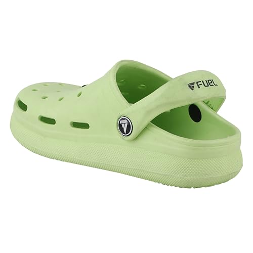 Image of FUEL Hooper Lightweight & Comfortable Pull-On Casual Clogs with Cushioned Footbed for Kids