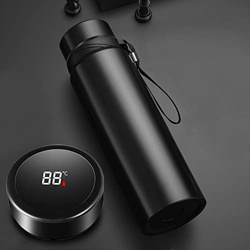 Coffee/Tea thermos, 21 Oz Smart Coffee bottle, LED Temperature Display Tea Infuser Bottle, Sports Water Bottle, Double Wall Vacuum Insulated Water Bottle, Stay Hot or Cold for 24 Hours