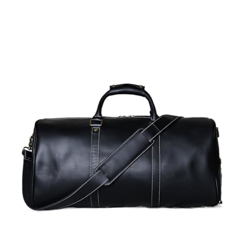 Retro Male Travel Bag Leather Travel Bag For Men Cowhide Large Capacity Single Shoulder Bag For Men
