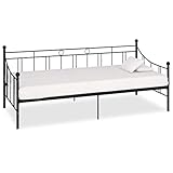 Photo Gallery treisl divano letto in metallo 90x200 cm nero letto divano singolo letto singolo strutture divano da giorno multifunzionale divano letto salvaspazio struttura in metall Photo Gallery treisl divano letto in metallo 90x200 cm nero letto divano singolo letto singolo strutture divano da giorno multifunzionale divano letto salvaspazio struttura in metall
