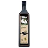 manako Schwarzkümmelöl human, kaltgepresst, 100% rein, 1000 ml Glasflasche (1 x 1 l)