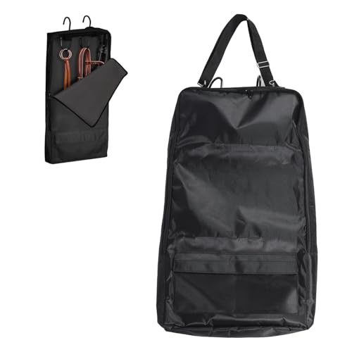 GOTOTOP Space Saving Portable Bridle Halter Bag, 1680D Oxford Fabric, with 2 top Hooks for Hanging, for Horse tack, Multifunctional Horse Harness Bag