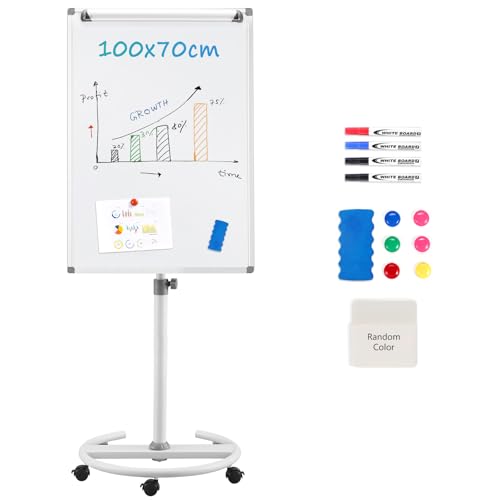 S SWANCROWN Lavagna a Fogli Mobili 100x70cm Magnetica