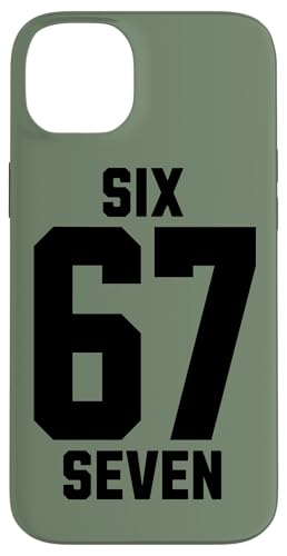 67 Six Seven Sport Design on Back. 6 7 Meme Men Women Kids X}zP[X iPhone 14 Plus p