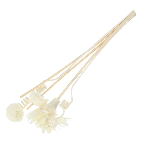 OSOLADY 1set Natural Rattan Diffuser Sticks for Essential Oils Elegant Decorative Replacement Fragrance Sticks for Home Office and Spa Decor