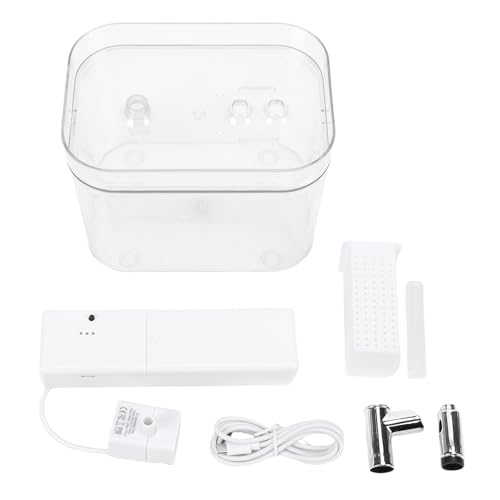 Fuente de agua automática para gatos y perros, 1.5L con batería miniatura 6