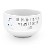 Mr. & Mrs. Panda frühstücksbowl Einhorn Mann - Geschenk, schale, Party, Suppenschüssel, Schüssel, Unicorn, Familie, Bowlschale, Obstschale, Einhörner, BFF