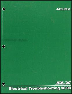1998-1999 Acura SLX Electrical Troubleshooting Manual Original: Acura ...
