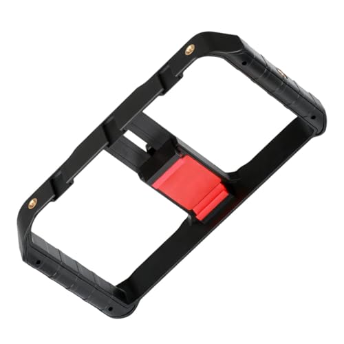 Lurrose Estabilizador de Video para Teléfono Móvil Soporte de Mano Ergonómico, Compatible Smartphones, Equipo de Grabación Portátil para Vídeos Estables y Filmación Profesional