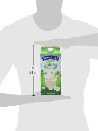 Stonyfield Organic Milk Ultra Pasteurized Half Gallon, 1%, 64 oz