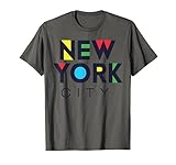 Cool Colorful New York Graphic Design Tees, New York City T-Shirt