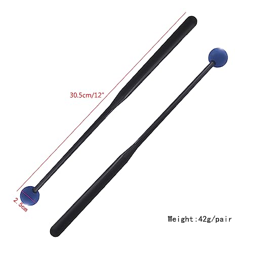 1 Par de Baquetas de Goma para Manejar, Marimba, Percusión, Accesorio Musical para Principiantes miniatura 5