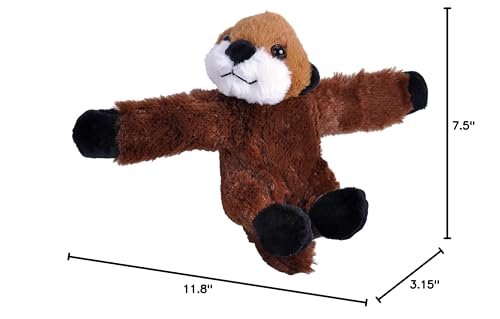 Wild Republic Huggers Otter Plush Toy, Slap Bracelet, Stuffed Animal, Kids Toys, 8 Inches - Image 8
