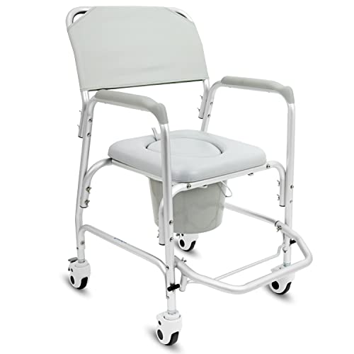 Image of KosmoCare Premium Imported Aluminum Shower Wheelchair