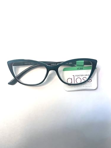 Foster Grant reading glasses gloss, GL2001, green 1.50.