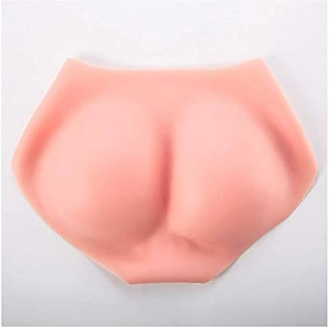 Sexy Sin Rastro De Glúteos Falsos Realistas Falsos Glúteos Ropa Interior De Silicona Pantalones De Cadera Que Dan Forma A Los Pantalones del Realzador del Trasero,Pink-XXL Cover