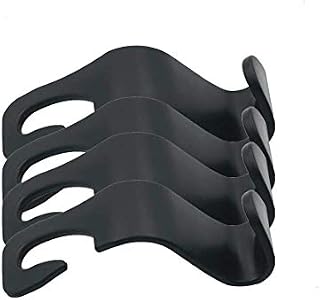 (4Pack)Car Headrest Hook ,Car Seat Back Hook,Auto Seat Headrest Hangers Portable Organizer Holder Hooks, Car SUV Back Seat Headrest Hanger Storage Hooks,Hang Purse and Grocery Shopping Bag