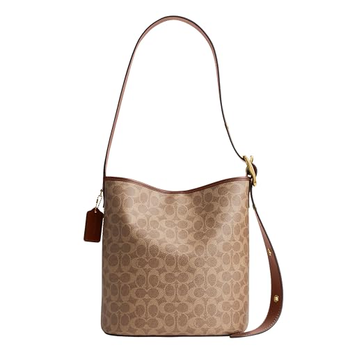Coach Bleecker Bucket Bag, B4/TAN Brown
