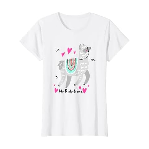 No Prob Llama - Funny Llama Alpaca Lover T-Shirt Gift Tshirt T-Shirt Cover