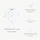 Noukie’s B&K Pyjama Baby & Toddler Sleepers, Weiss Kendi, 6 Monate