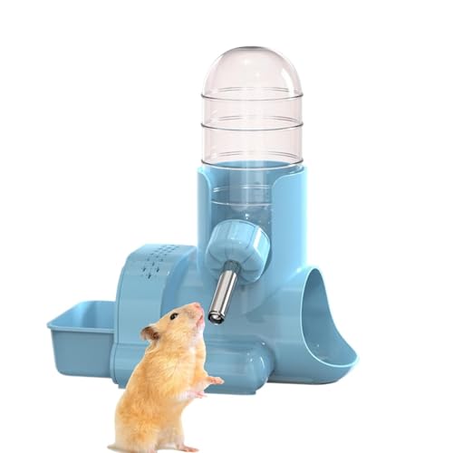 Botella de agua de jerbo sin goteo para chinchilla con jaula limpia 7