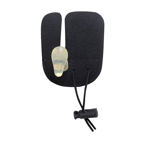 VICASKY Adjustable Archery Finger Guard Bow Hanger Archery Protector for Bow Shooting Comfortable Double Layer Leather Non-Slip