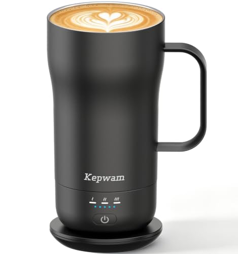 Kepwam Heated Coffee Mug T4, 16oz Smart Mug with Constant Temp Control