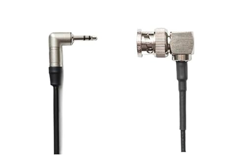 C300 / C500�APDW700/EX3/PMW200�p 3.5mm�~�jTRS�W���b�N-�G���{BNC�P�[�u��(Elbow BNC Cable,10cm)