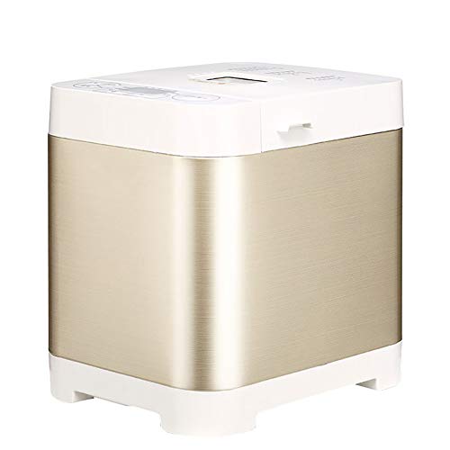 PDXGZ Brotbackautomat Brotbackmaschine Brotbäcker 18 Programme/Edelstahl / 450W / 500-1000 Brotgewicht / 13 Stunden…