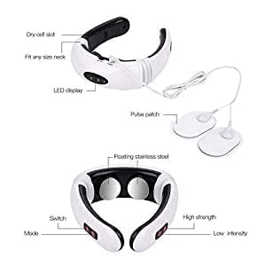 manav acupressure products Manav Apressure Products Electric Neck & Back Massager Portable Cervical Vertebra Massager Heating Pain Relief Tool Health Care Relaxation (Transparent) manav acupressure products Manav Apressure Products Electric Neck & Back Massager Portable Cervical Vertebra Massager Heating Pain Relief Tool Health Care Relaxation (Transparent)