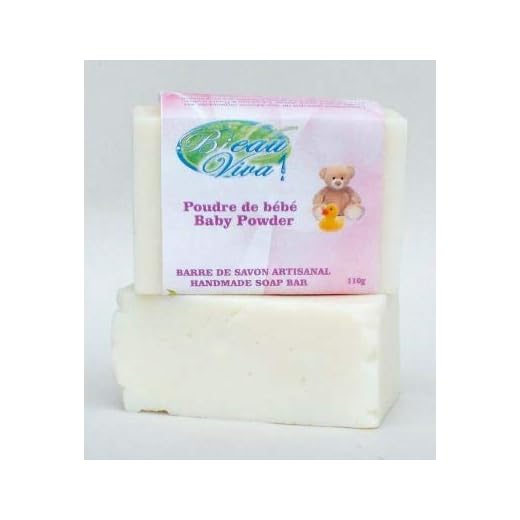 Savon en barre poudre bebebe/savon poudre bébé 110 g