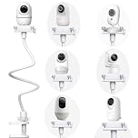 Derebir Baby Camera Holder Baby Monitor Mount Stand Compatible with HelloBaby/Blemil/jeeber/nooie/momcozy/GHB/BOIFUN/Motorola/BT/Dr.Care/Adjustable Flexible Monitor Stand Baby for Most 1/4" Camera