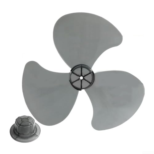 Accesorio de aspas de ventilador de diseño innovador de 40,6 cm con tapa de tuerca fácil de usar (negro)